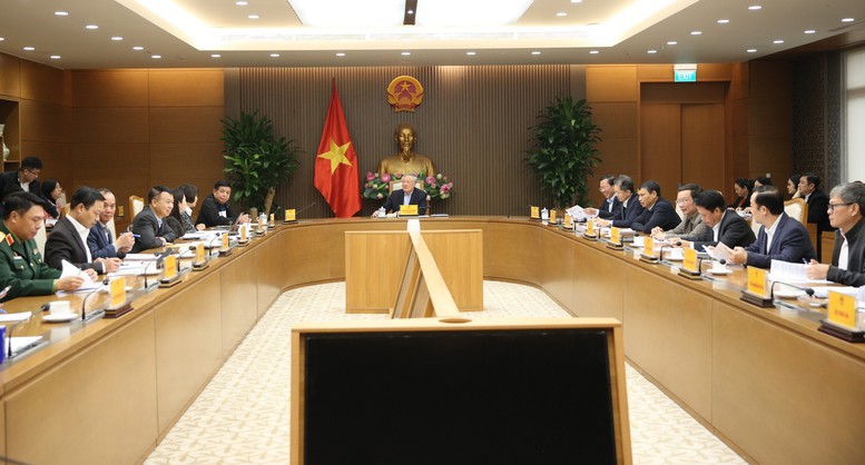 Quang cảnh cuộc họp. 