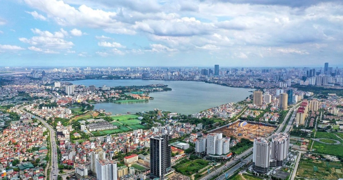 Quy hoạch chung Hà Nội xác định phát triển 5 vùng đô thị theo hướng đa cực, đa trung tâm.