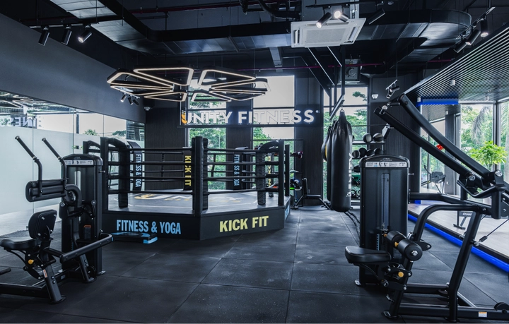 Unity Fitness mang đến trải nghiệm tập luyện đẳng cấp thông qua các tiện ích 5 sao hiện đại