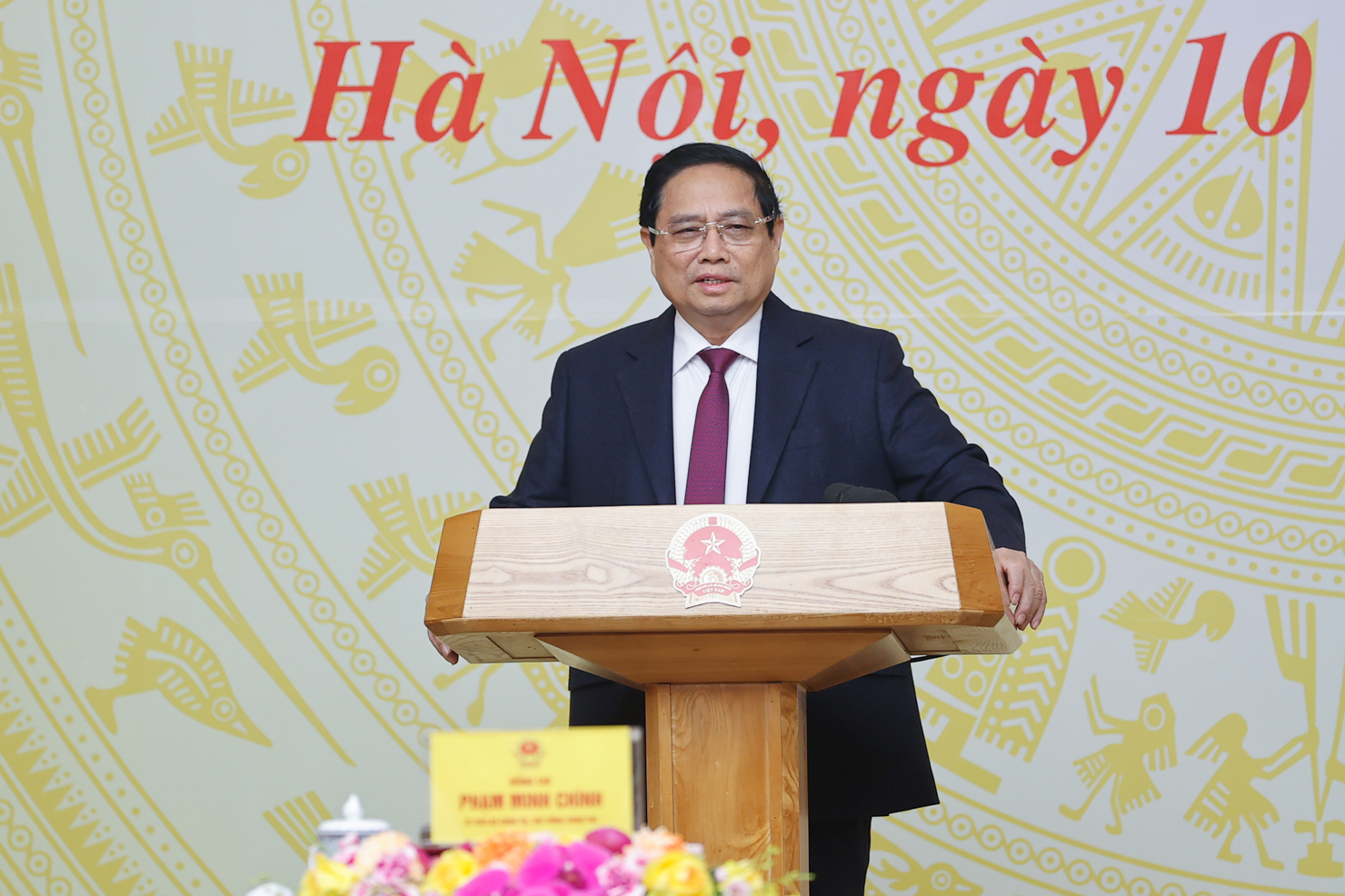Thủ tướng Chính phủ phát biểu tại Hội nghị.