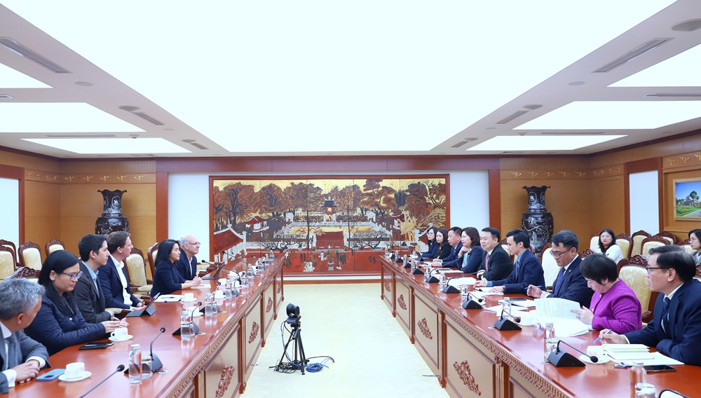 Toàn cảnh buổi làm việc.