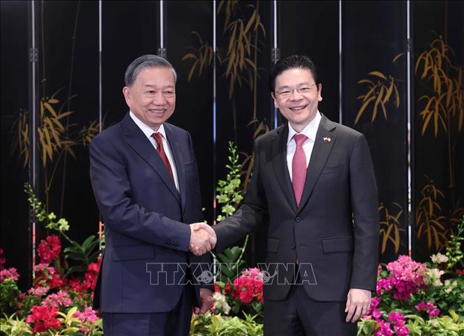 Hai nhà lãnh đạo nhất trí cao về phương hướng triển khai quan hệ Đối tác Chiến lược toàn diện trong thời gian tới - Ảnh: TTXVN