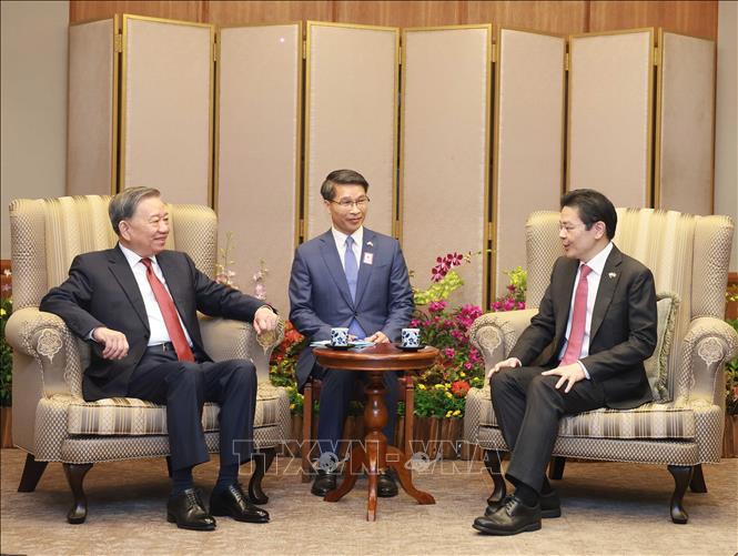 Trên cơ sở những thành tựu to lớn trong hơn 5 thập kỷ kể từ khi thiết lập quan hệ ngoại giao năm 1973, hai nhà lãnh đạo nhất trí nâng cấp quan hệ hai nước lên Đối tác Chiến lược toàn diện - Ảnh: TTXVN