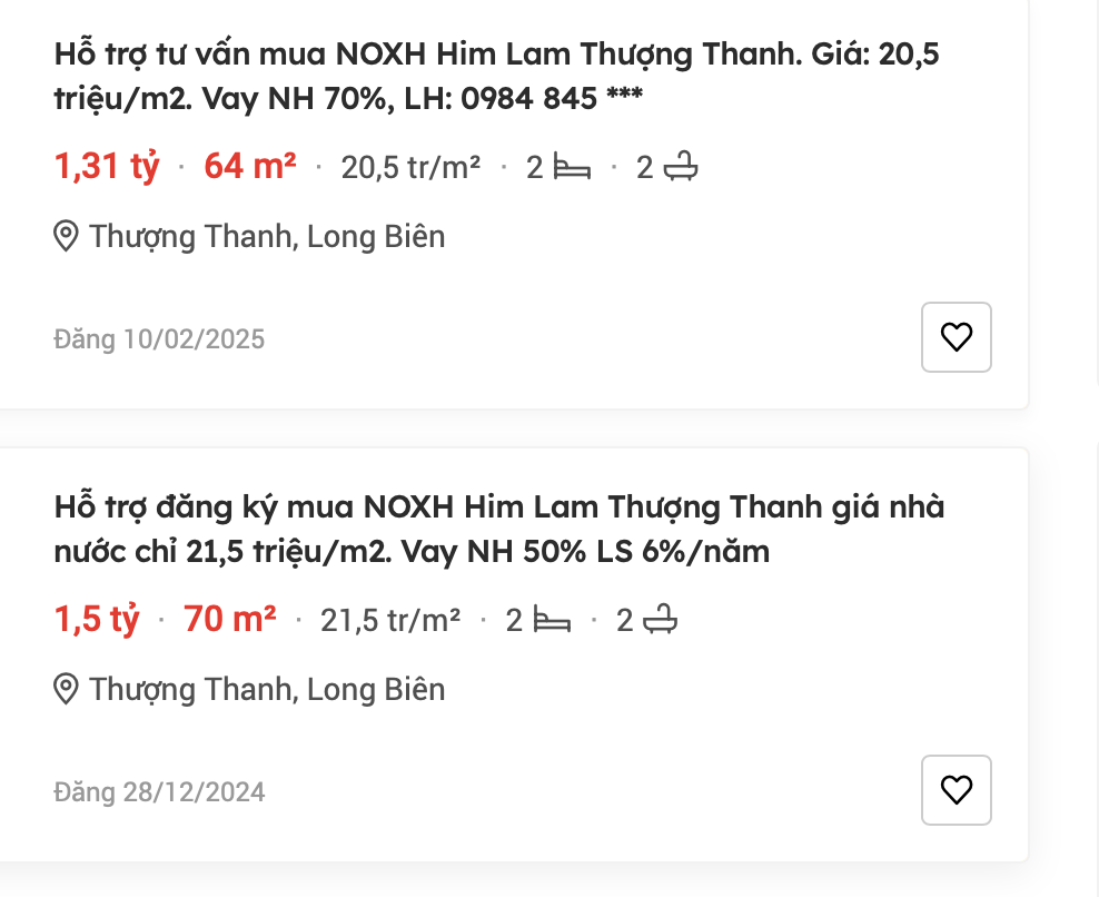 Dù đã được cảnh báo nhưng thông tin rao bán nhà ở xã hội trái quy định vẫn xuất hiện tràn lan.