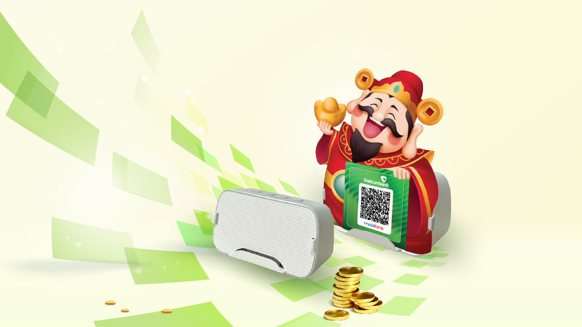 Vietcombank và MobiFone vừa hợp tác ra mắt “Loa thần tài” với dịch vụ thông báo biến động tài khoản bằng giọng nói.