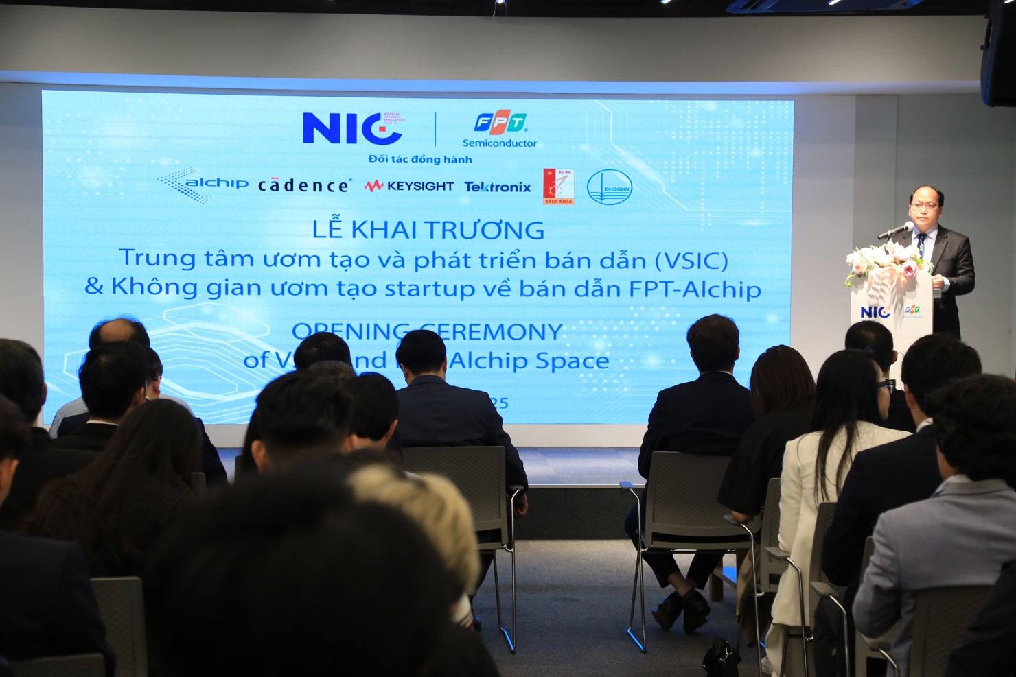 Quang cảnh buổi lễ.