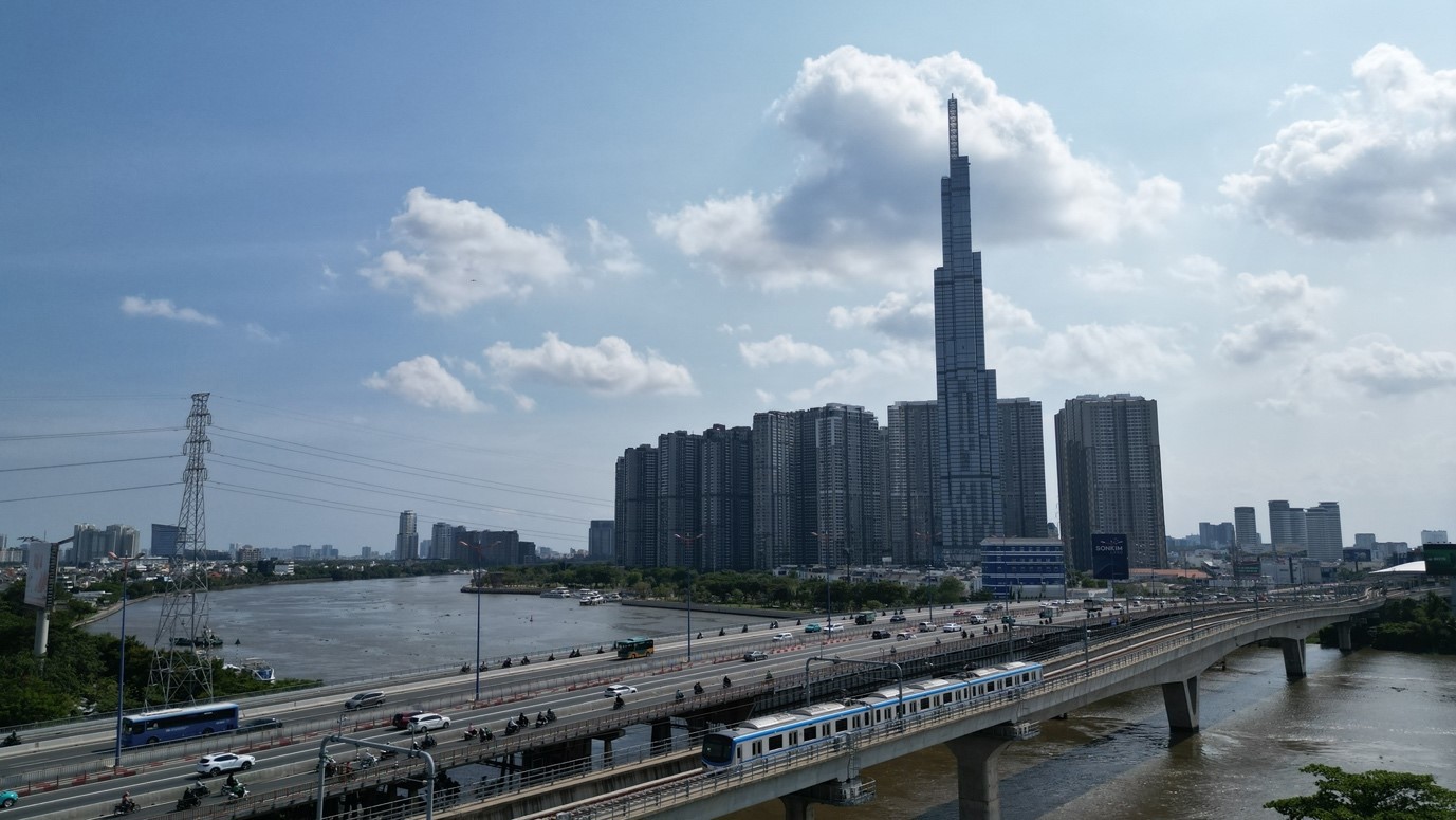 Tuyến metro số 1 Bến Thành - Suối Tiên dài 19,7 km. Ảnh: Anh Hào