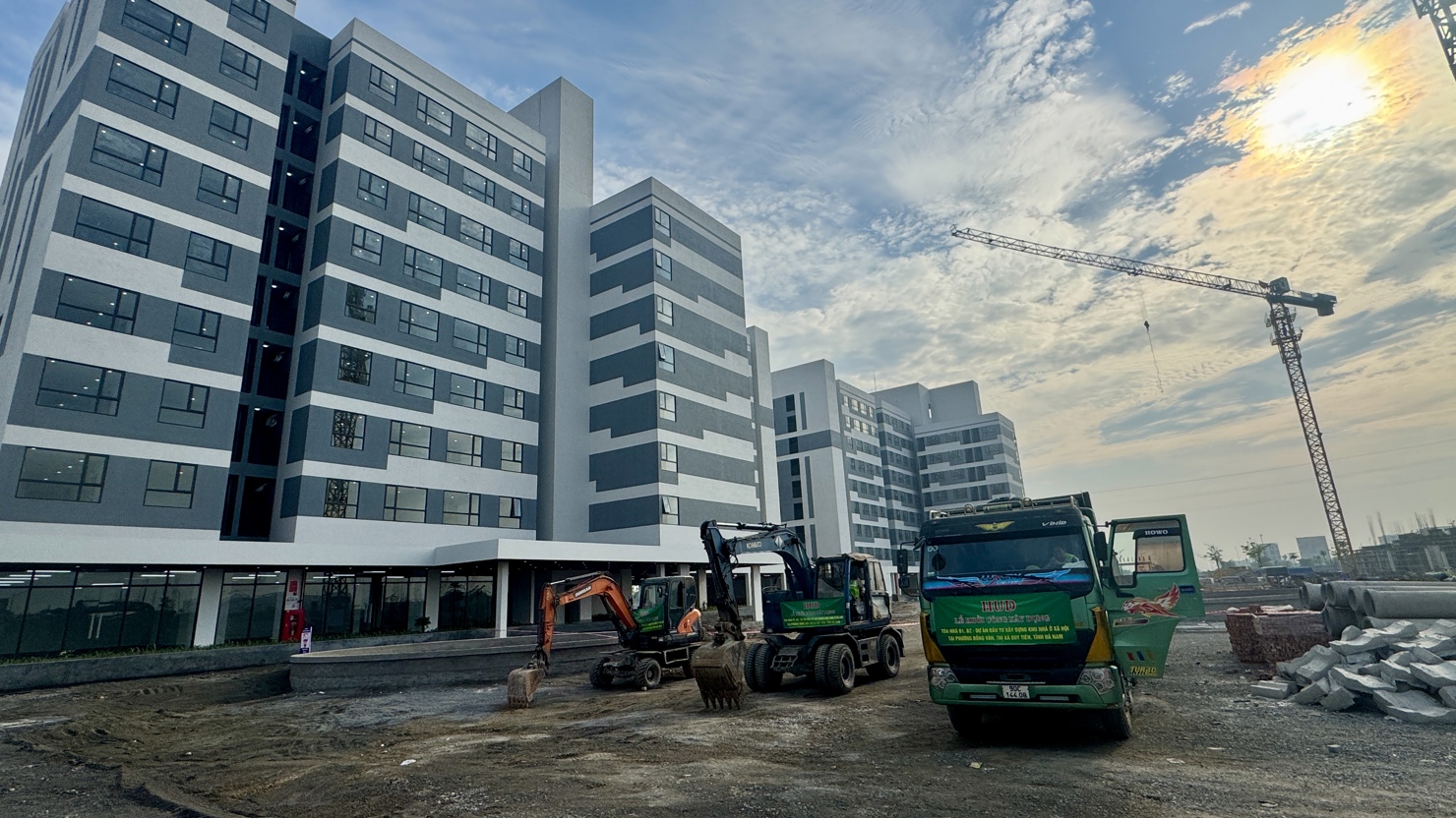 Các chỉ tiêu quy hoạch kiến trúc của tòa B1-B2 tương tự như của các tòa A1-A2 đã cơ bản hoàn thành...