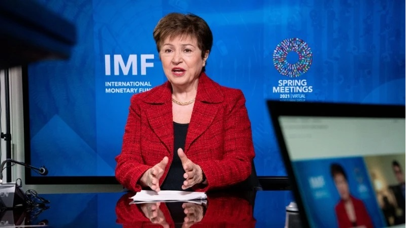 Tổng Giám đốc IMF Kristalina Georgieva. (Ảnh: XINHUA).