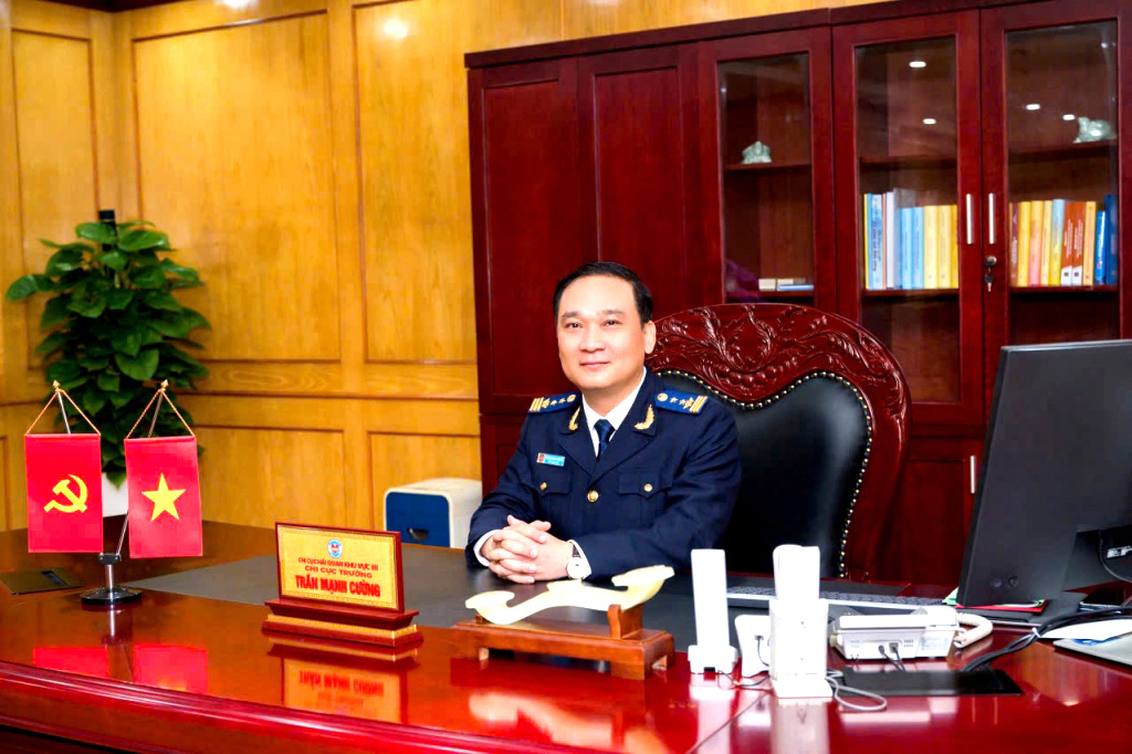 Chi cục trưởng Chi cục Hải quan khu vực III Trần Mạnh Cường.