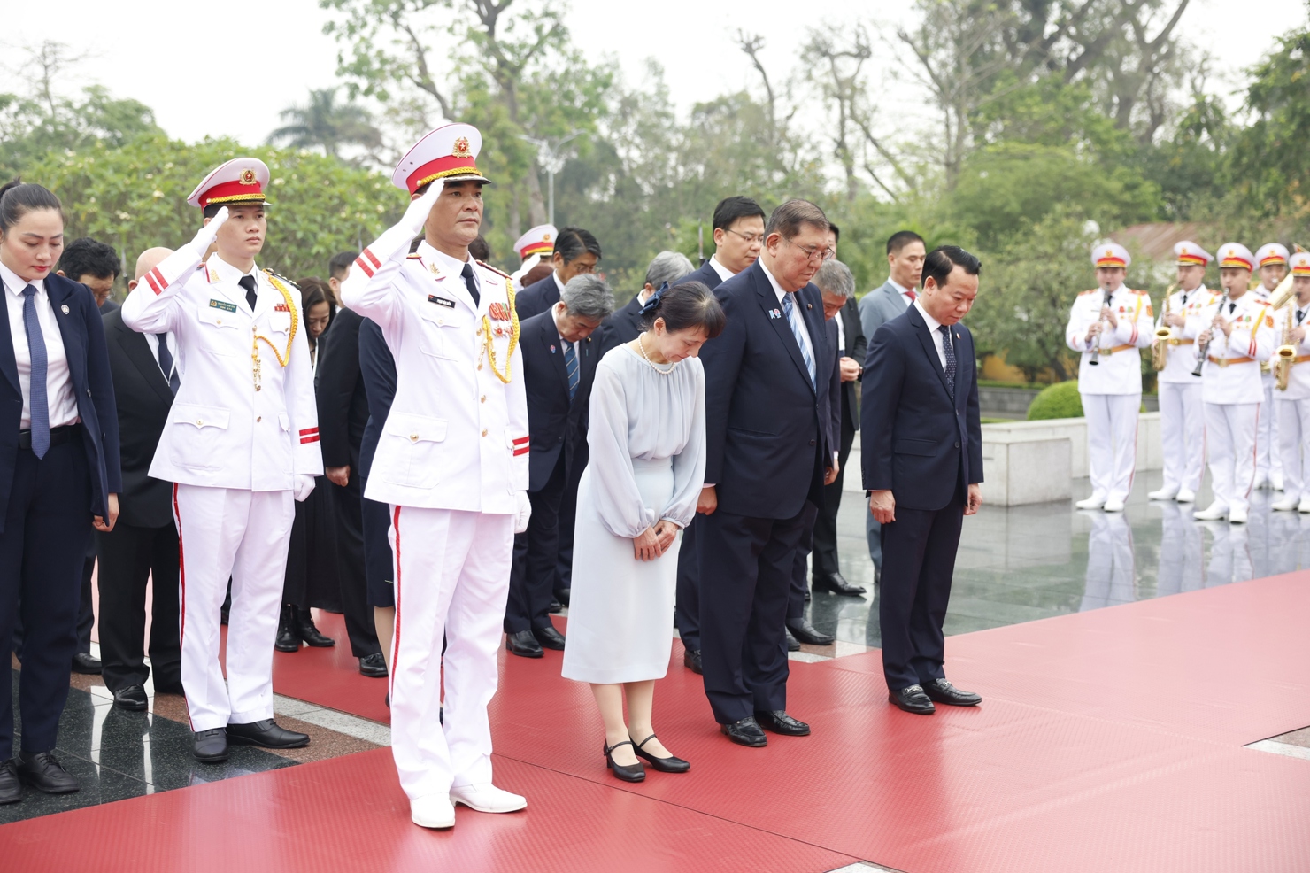 Thủ tướng Phạm Minh Chính chủ trì Lễ đón Thủ tướng Nhật Bản Ishiba Shigeru - Ảnh 2