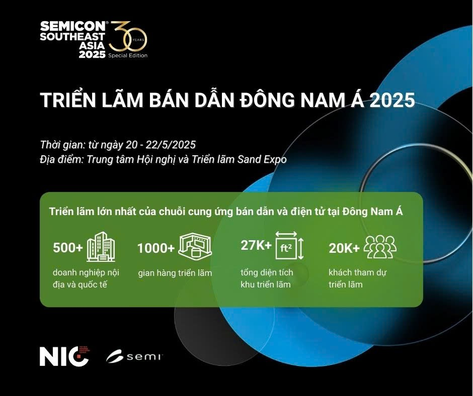Thông tin giới thiệu về Triển lãm bán dẫn Đông Nam Á 2025.