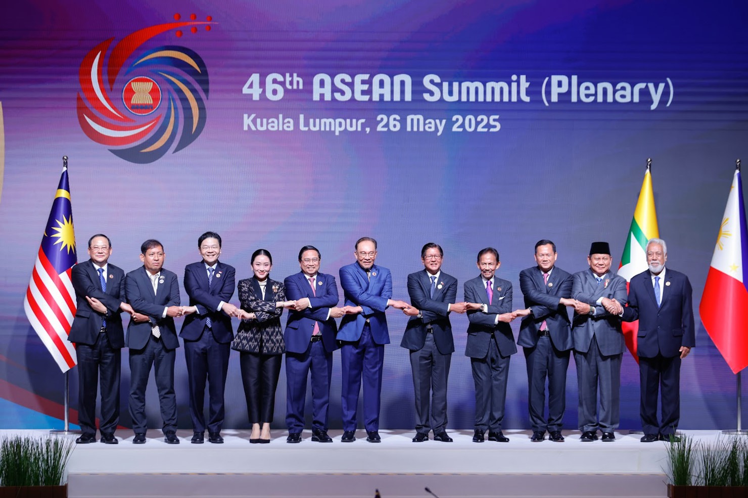 Hội nghị Cấp cao ASEAN lần thứ 46 và các hội nghị cấp cao liên quan khai mạc sáng 26/5 tại Trung tâm Hội nghị Kuala Lumpur Ảnh. VGP/Nhật Bắc