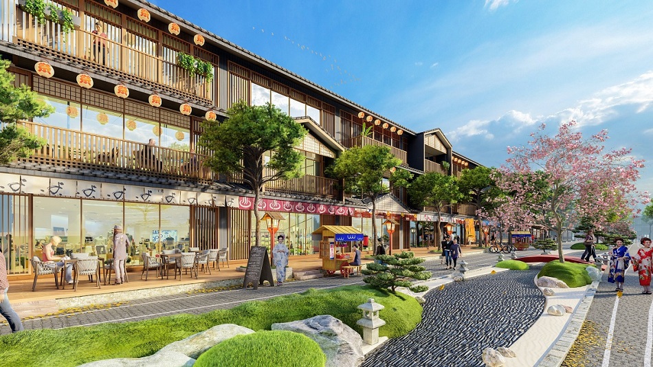 Phân kỳ Sakura Beach của Tổ hợp du lịch nghỉ dưỡng giải trí NovaWorld Hồ Tràm. Ảnh: Novaland