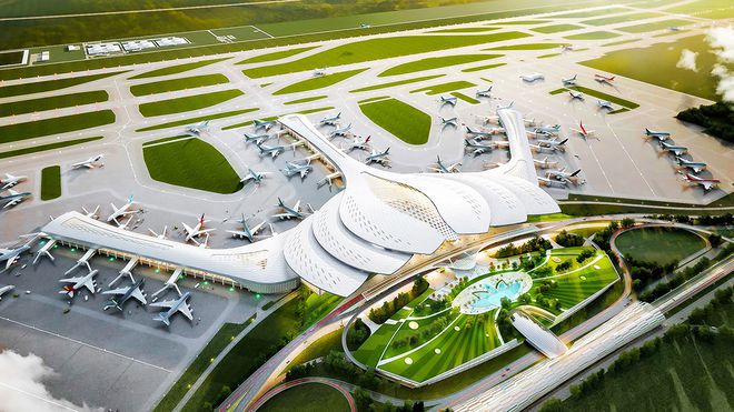 Dự kiến ho&agrave;n th&agrave;nh v&agrave; đưa v&agrave;o khai th&aacute;c v&agrave;o cuối năm 2025, s&acirc;n bay Long Th&agrave;nh sẽ l&agrave; &ldquo;c&uacute; h&iacute;ch&rdquo; ph&aacute;t triển cho BĐS Long Th&agrave;nh.
