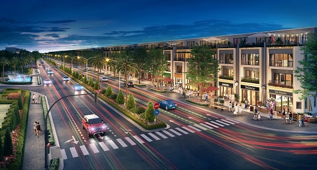 Nh&agrave; phố ph&acirc;n khu Sapphire Parkview c&oacute; diện t&iacute;ch đất từ 100 - 120 m2/căn. Ảnh: Đất Xanh
