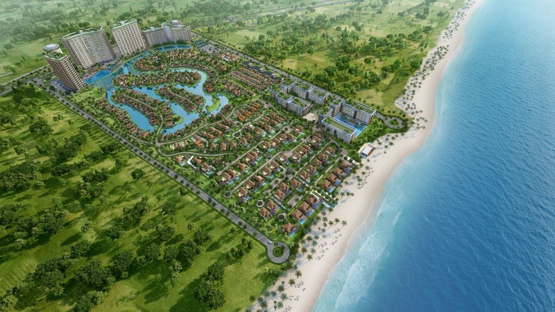 Phối cảnh tổng thể dự án NovaBeach Cam Ranh