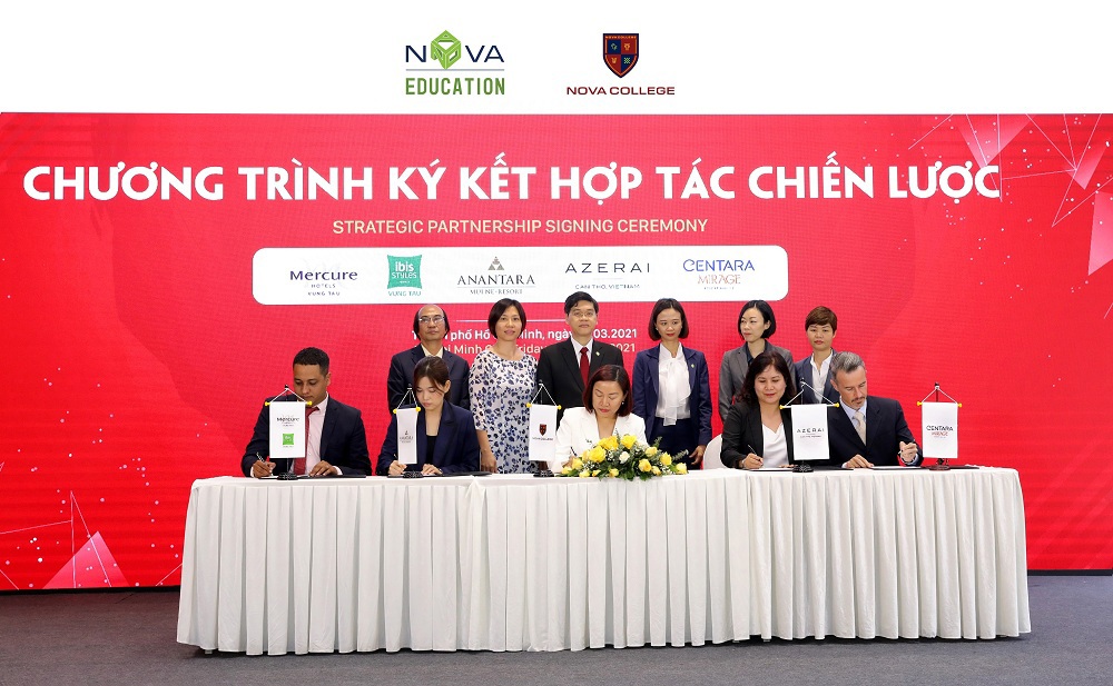 Nova Education Group ký kết hợp tác chiến lược với các đối tác quốc tế. Ảnh Novaland