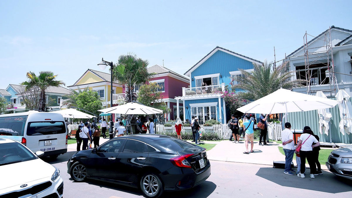 Các chương trình đầu tư hấp dẫn của NovaWorld Phan Thiet thu hút nhiều nhà đầu tư săn đón. Ảnh thực tế dự án vào tháng 3/2021
