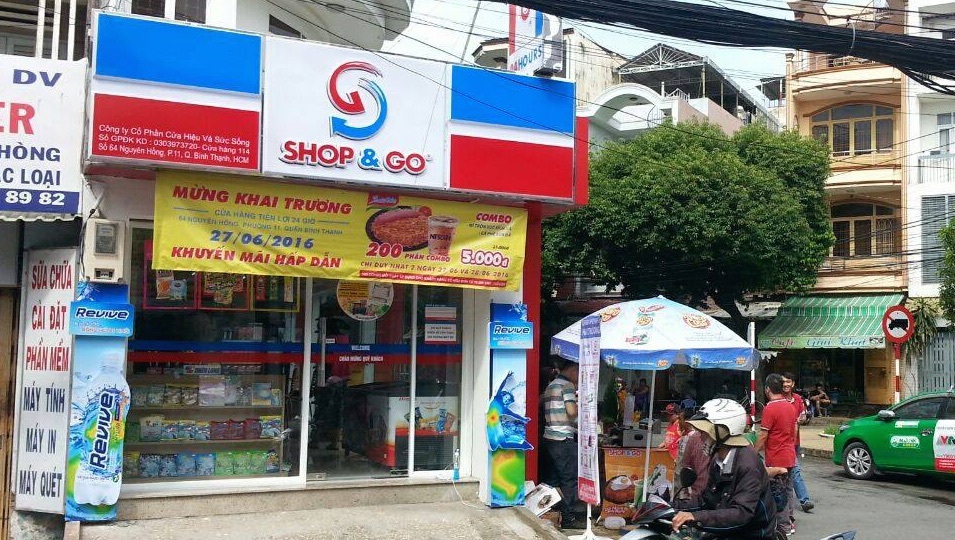 Chủ sở hữu chuỗi cửa hàng tiện lợi Shop&Go - đã chủ động đề nghị được nhượng lại toàn bộ chuỗi. Ảnh VIN