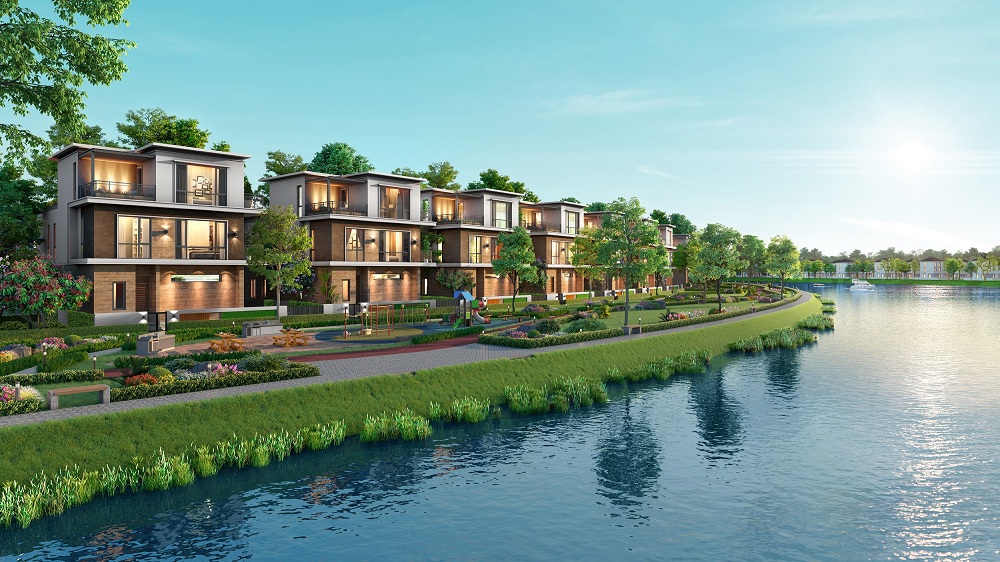 Các đô thị sinh thái tích hợp hút sự quan tâm của các nhà đầu tư. Ảnh NVL