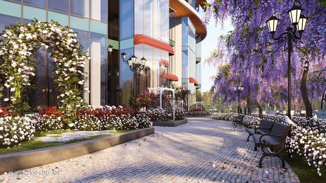 Sunshine Venicia cũng được thiết kế đậm chất Ý. Ảnh Sunshine Group