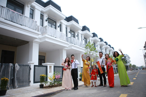Hình thực tế dự án Thắng Lợi Central Hill. Ảnh Thu Diễm