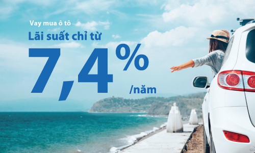 Vay mua ô tô chỉ từ 7,4%/năm cùng VIB tại Hội chợ Oto.com.vn