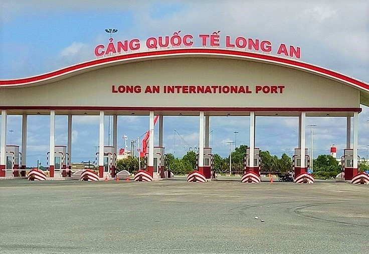 Cảng quốc tế Long An (x&atilde; T&acirc;n Tập, huyện Cần Giuộc, Long An). Ảnh: Bảo Tr&acirc;n