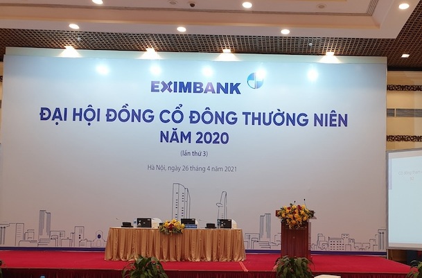 Đại hội đồng cổ đông lần thứ ba của Eximbank không thành. Ảnh EIB