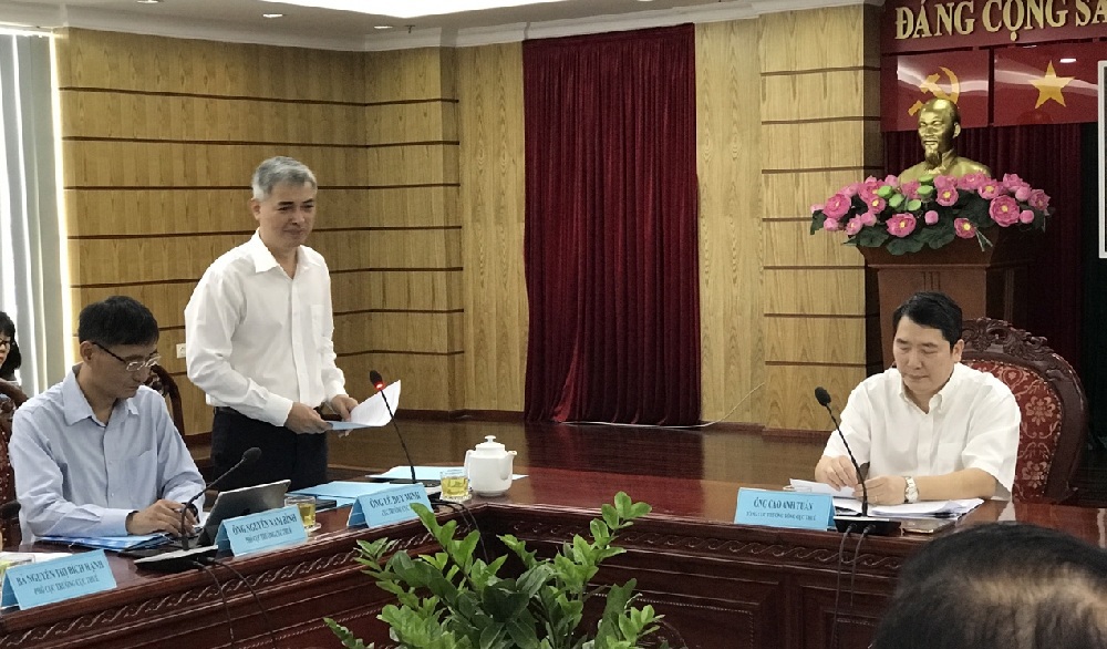Lãnh đạo Tổng cục Thuế làm việc với Cục Thuế TP. Hồ Chí Minh về nội dung chống chuyển giá, trốn thuế. Ảnh: Thanh Sơn