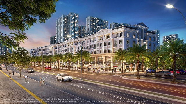 Phố thương mại Broadway gia tăng giá trị với muôn vàn lợi thế. Ảnh: VIC