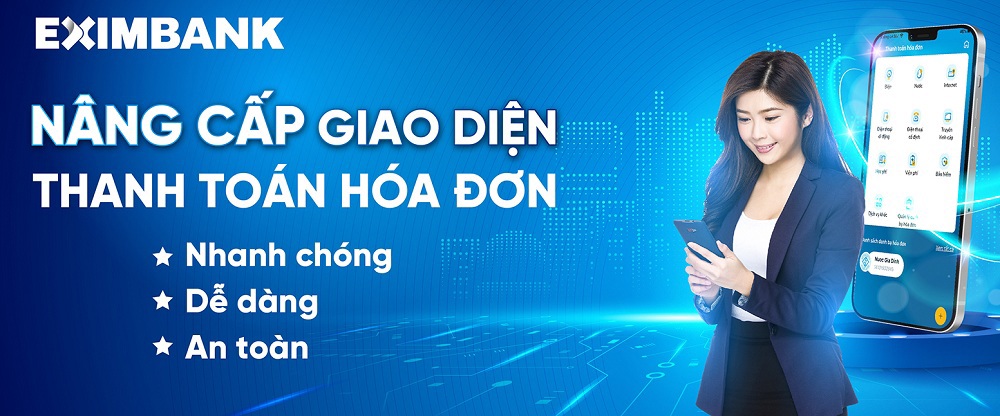 Eximbank chính thức miễn phí đăng ký và sử dụng Online Banking trọn đời cho khách hàng cá nhân đăng ký mới Online Banking. Ảnh: EIB