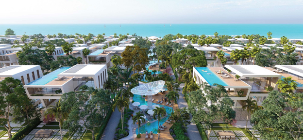 Biệt thự biển Đà Nẵng không ngừng được săn đón. Ảnh: Sunshine Group