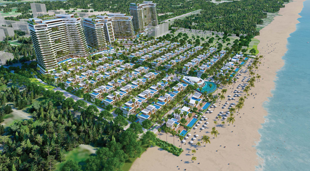 Sunshine Heritage Đà Nẵng I tọa lạc trên con đường biển đẹp nhất hành tinh. Ảnh: Sunshine Group