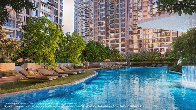 Mỗi ngày sống tại LUMIÈRE Boulevard đích thị là một ngày nghỉ dưỡng đích thực. Ảnh: VHM