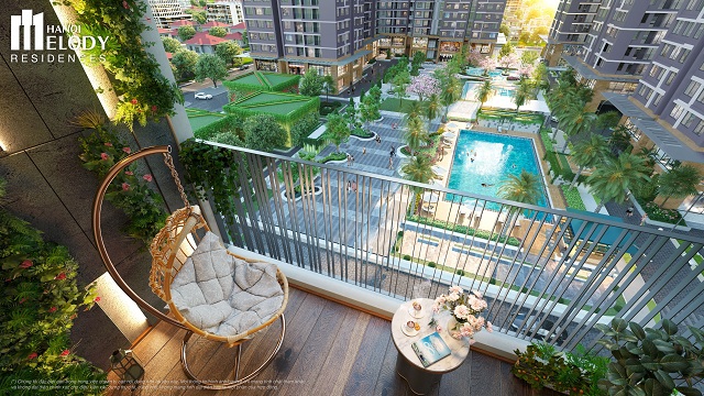 Tiện ích của dự án Hanoi Melody Residences. Ảnh: HTN