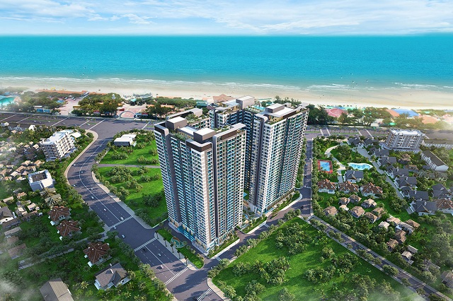 Dự án Vung Tau Pearl tại đường Thi Sách, phường Thắng Tam, TP.Vũng Tàu, Tỉnh Bà Rịa - Vũng Tàu. Ảnh: HTN