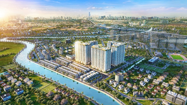 Hanoi Melody Residences nằm trên quỹ đất hiếm cuối cùng của Tây Nam Thủ đô. Ảnh: HTN