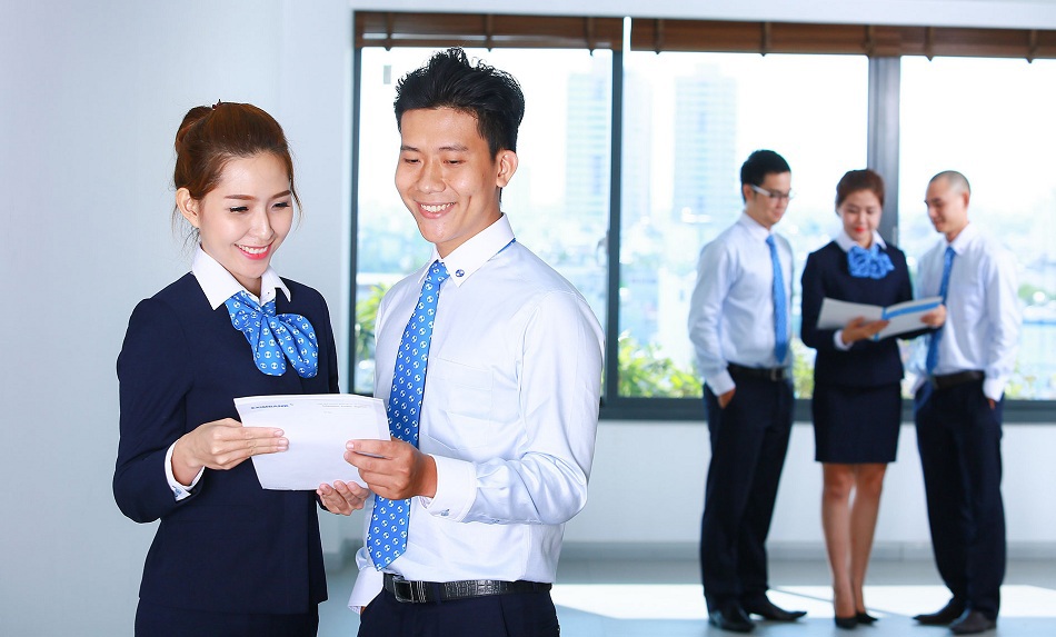 Toàn thể CBNV ngân hàng vẫn làm việc chăm chỉ cùng nhau thực hiện các mục tiêu đề ra trong năm 2019.