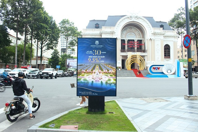 H&igrave;nh ảnh v&agrave; th&ocirc;ng tin của đại đ&ocirc; thị biển Vinhomes Ocean Park 2 - The Empire &ldquo;phủ s&oacute;ng&rdquo; khắp nơi ở TP. Hồ Ch&iacute; Minh bằng nhiều c&aacute;ch thức kh&aacute;c nhau. Ảnh: VIC