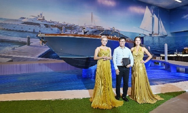 Tiểu cảnh c&aacute;c du thuyền sang trọng, đẳng cấp m&ocirc; phỏng c&aacute;c Bến du thuyền tại c&aacute;c dự &aacute;n của Novaland.. Ảnh: NVL