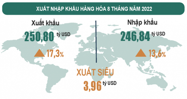 Tình hình kinh tế xã hội tháng 8 và 8 tháng năm 2022 - Ảnh 8