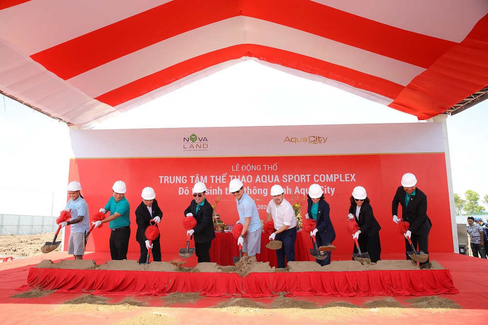 Aqua Sport Complex dự kiến được hoàn thành vào năm 2022. Ảnh NVL.