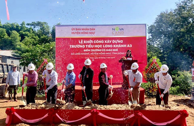 Trường tiểu học Long Khánh A3 (Đồng Nai). Ảnh NVL