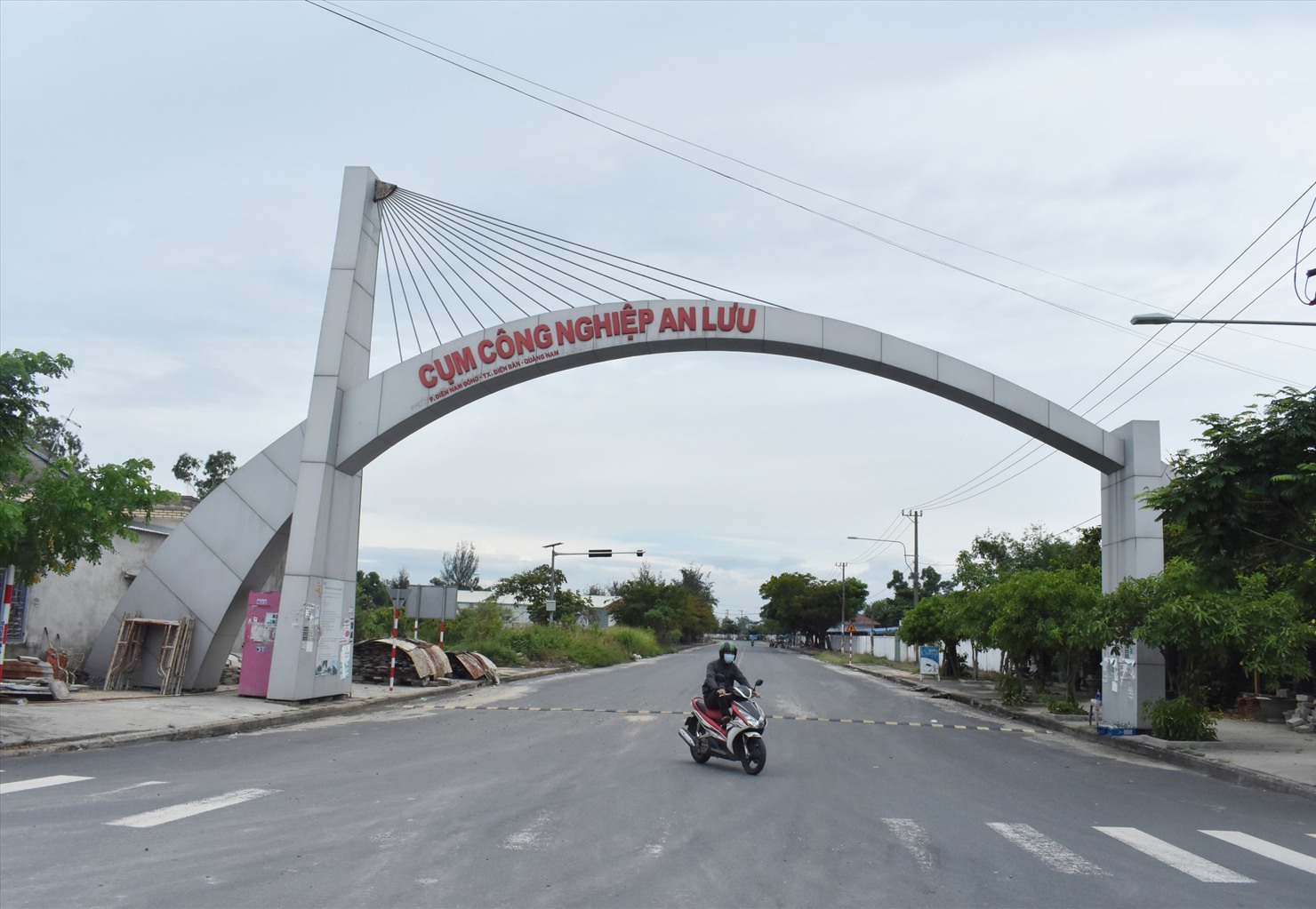 Cụm công nghiệp An Lưu được đầu tư hạ tầng đồng bộ và tỷ lệ lấp đầy cao. Ảnh: L.L