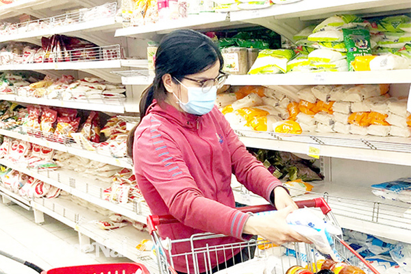 Tổng mức bán lẻ hàng hóa và doanh thu dịch vụ 9 tháng năm 2021 giảm hơn 6%. Ảnh minh họa