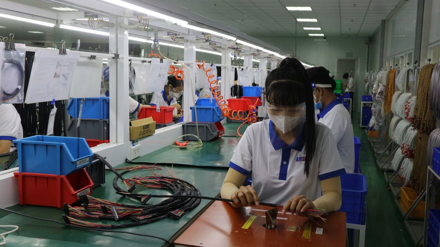 Long An tiếp tục là một trong 10 tỉnh, thành dẫn đầu về thu hút đầu tư FDI. Ảnh: Gia Hân
