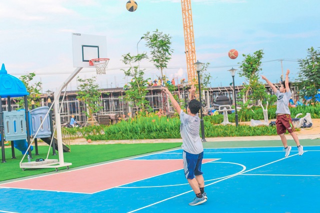 The Sol City đang hoàn thiện những công đoạn xây dựng cuối cùng. Ảnh: Bảo Trân