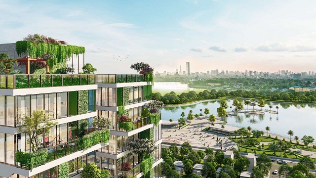 Một dự án tiêu biểu cho dòng BĐS Xanh - Thông minh tại Long Biên (Hà Nội). Ảnh: Sunshine.